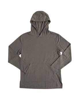 Kit and Ace “Emerge” Lightweight Hooded Long-Sleeve Shirt - Gray